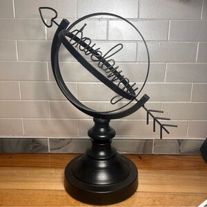 Brown Metal Love Arrow Decor, home accents, decor